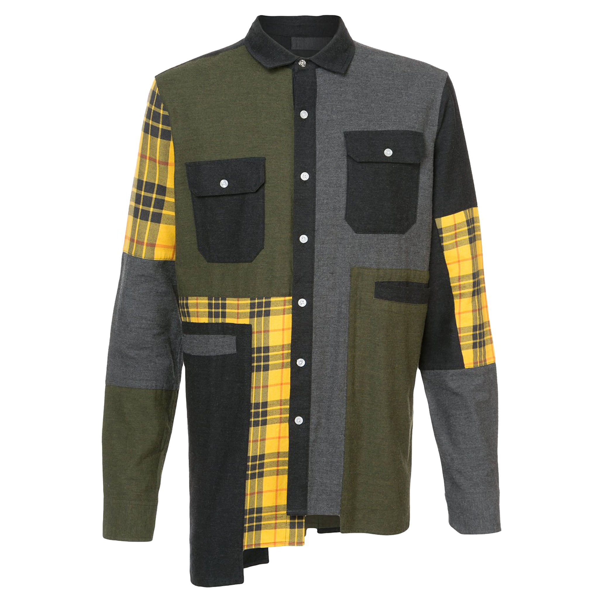 MIXED FLANNEL SHIRT