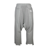 SPLICED DROP CROTCH PANT - GREY