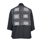 FISHERMAN KIMONO - BLACK