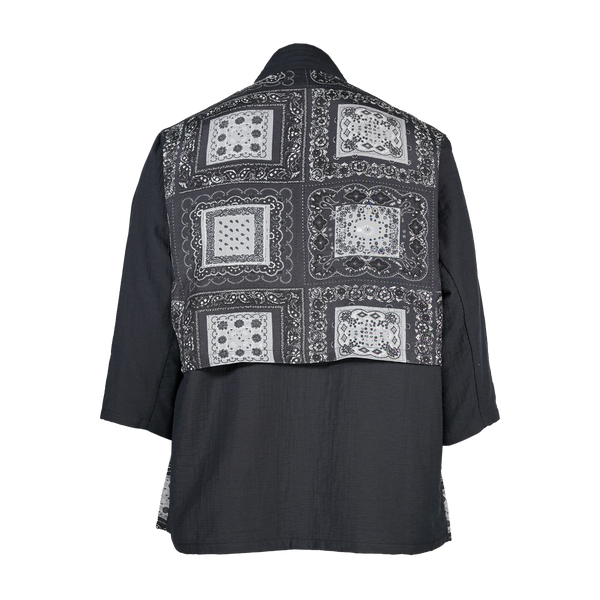 FISHERMAN KIMONO - BLACK