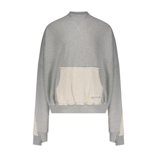 OVERSIZED MOCK NECK CREWNECK – Mostly Heard Rarely Seen