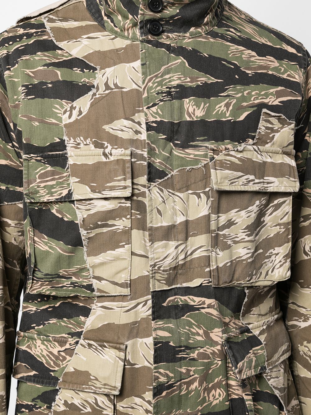 CUT ME UP COMBAT JACKET JUNGLE/DESERT CAMO – Mostly Heard Rarely Seen